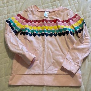 Carters girls sweatshirt 4/5